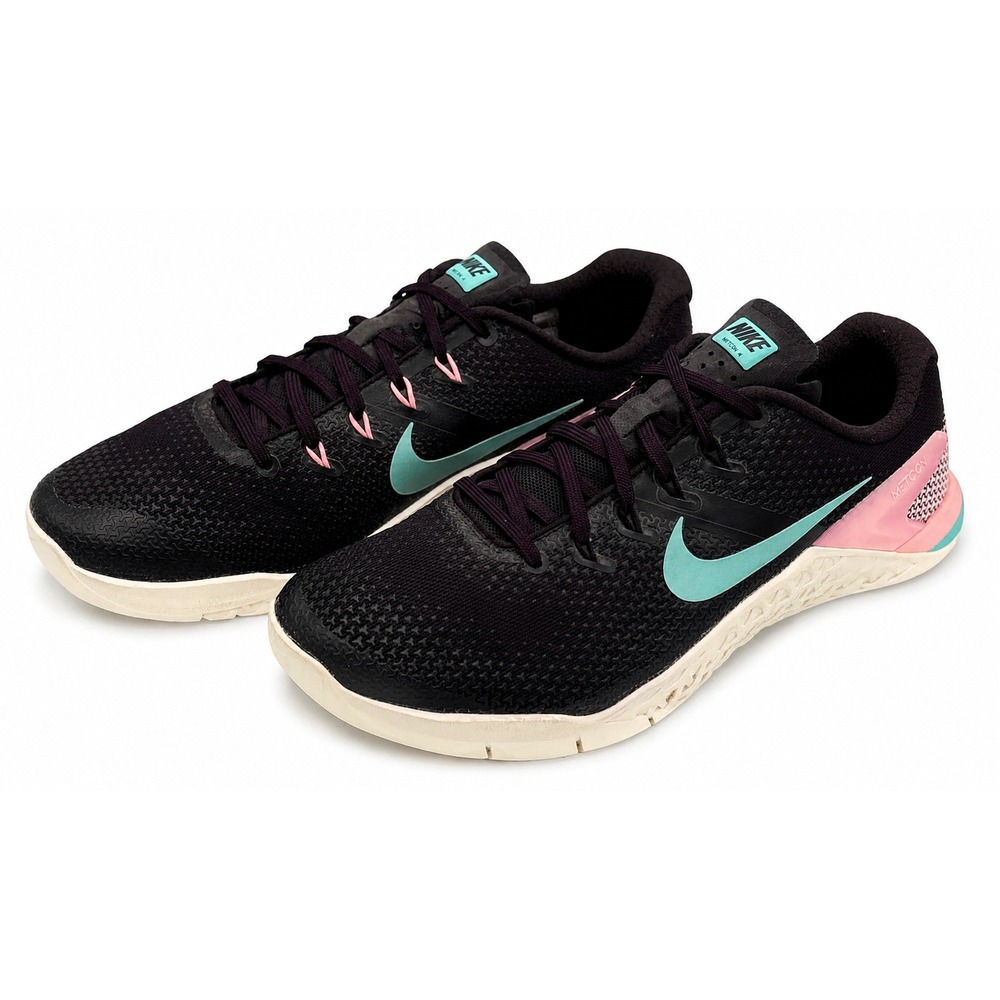 Nike Metcon 4 Women's Size 9.5 Black Pink Athletic Gym Training Shoes 924593-632